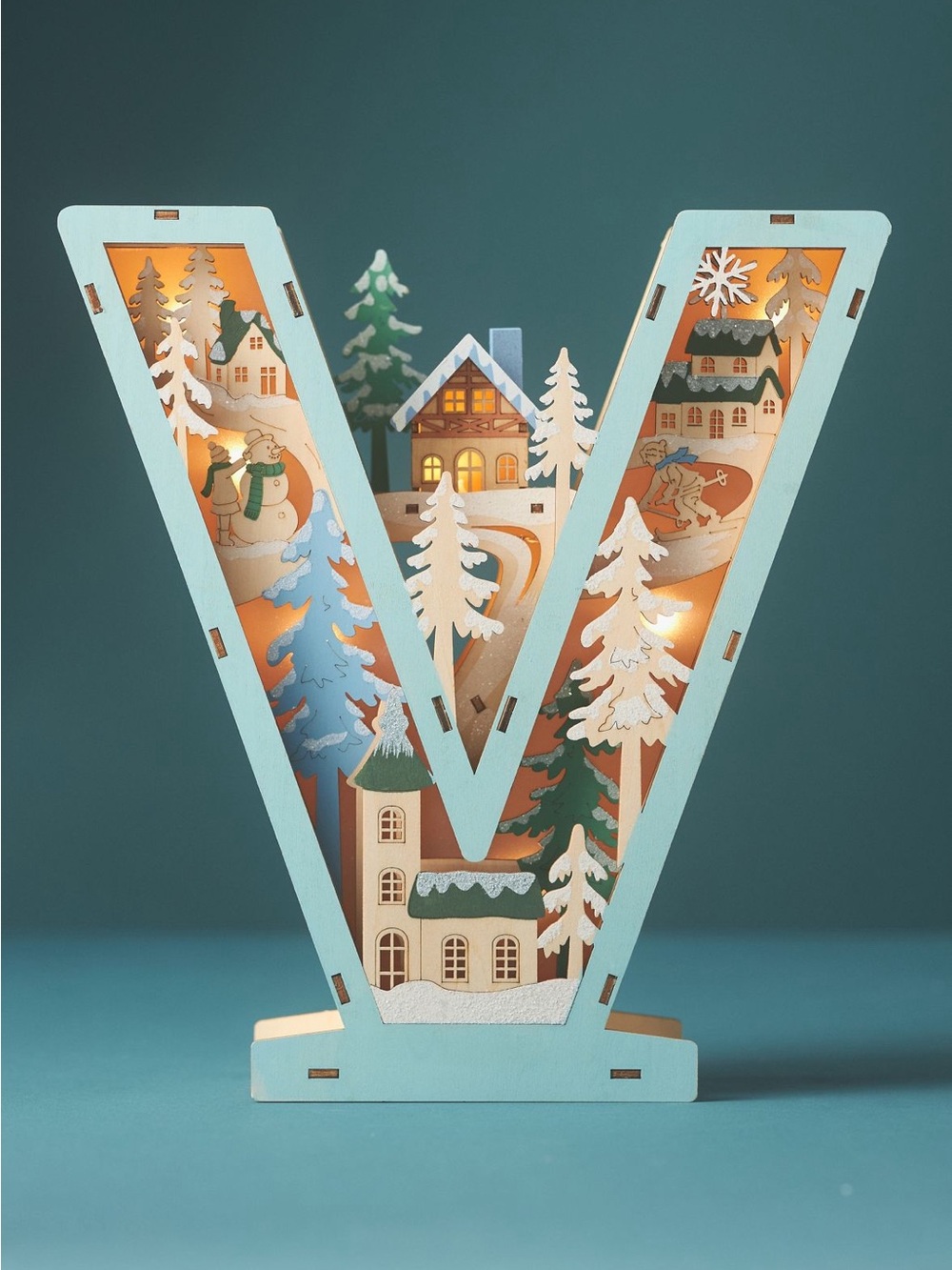 Anthropologie Wonderland Scene Monogram
